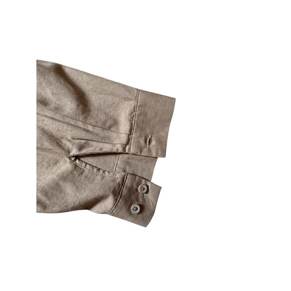 Ava & Viv Women's Long Sleeve Tan Relaxed Fit Button-Down Shirt Sz 3x - Picture 11 of 15